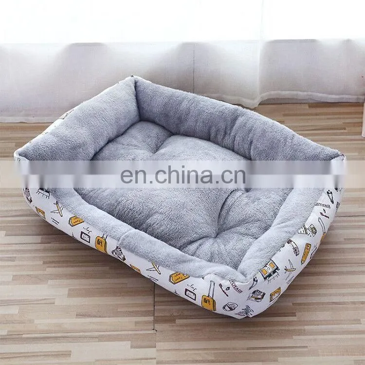 Manufacture Square Lucxury Pet Travel Dog Bed Car Hot Selling
