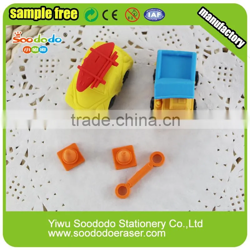 children fancy erasers sets toy stationery funny erasers