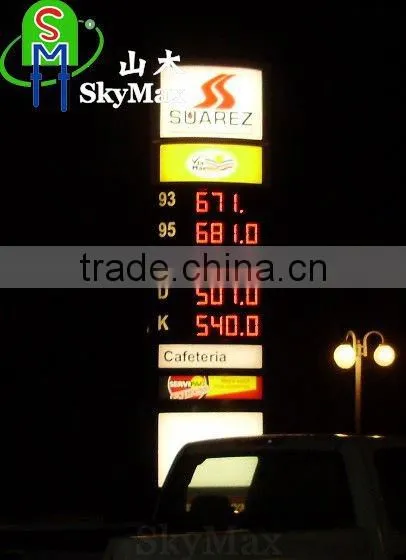led gas digital sign