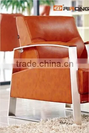 H902 modern leather stainless steel design conference chair