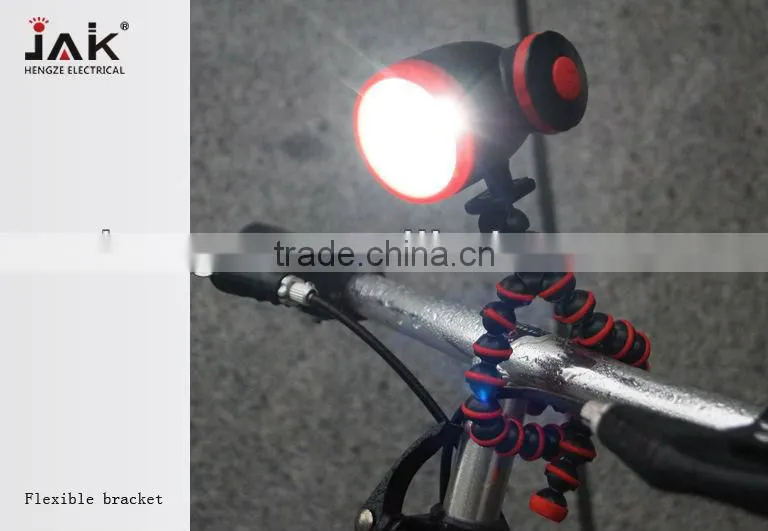 JAK multifunction LED emergency light/alarm light/head and bike light/light sets