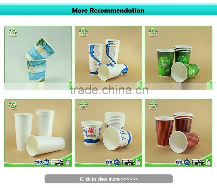 hotsale disposable custom pe beverage cup