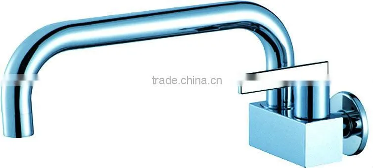 NICOR 3712C Hign Quality Brass In-Wall Polished Chrome Cold Water Kitchen Sink Tap with Single Handle