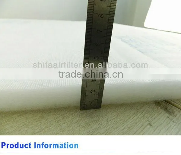 synthetic fiber air filter media of spraybooth