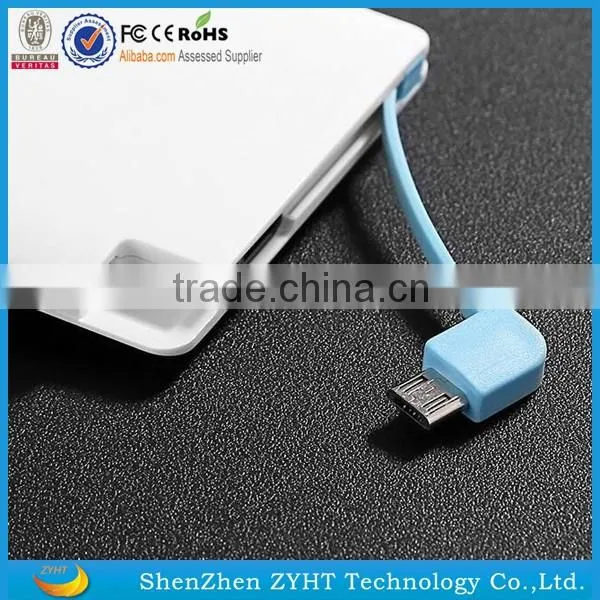 mini 2000mah portable power bank