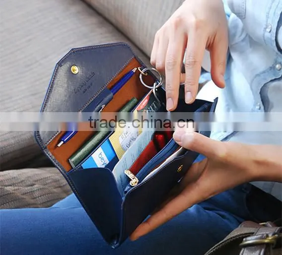 Newest Design Fashion Trendy Multifunctions Leather Wallet Women,Travel Document Passport Holder,Phone Purse