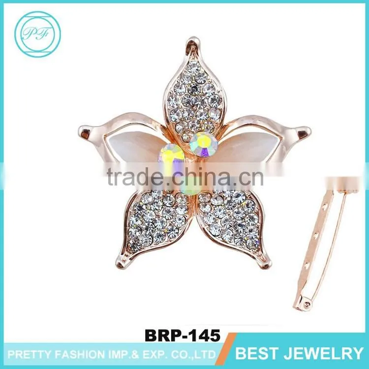 Newest Style Popular Zinc Alloy Fashion Jewelry Brooches Wholesale For Weddings Decoration