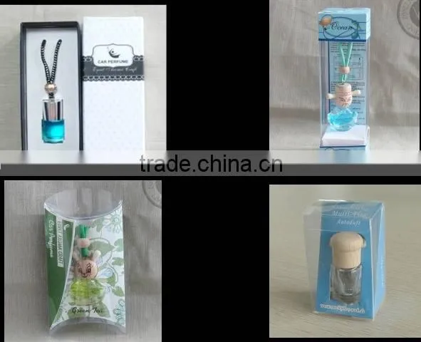 7ML Fashion hanging car air freshener with hanging string
