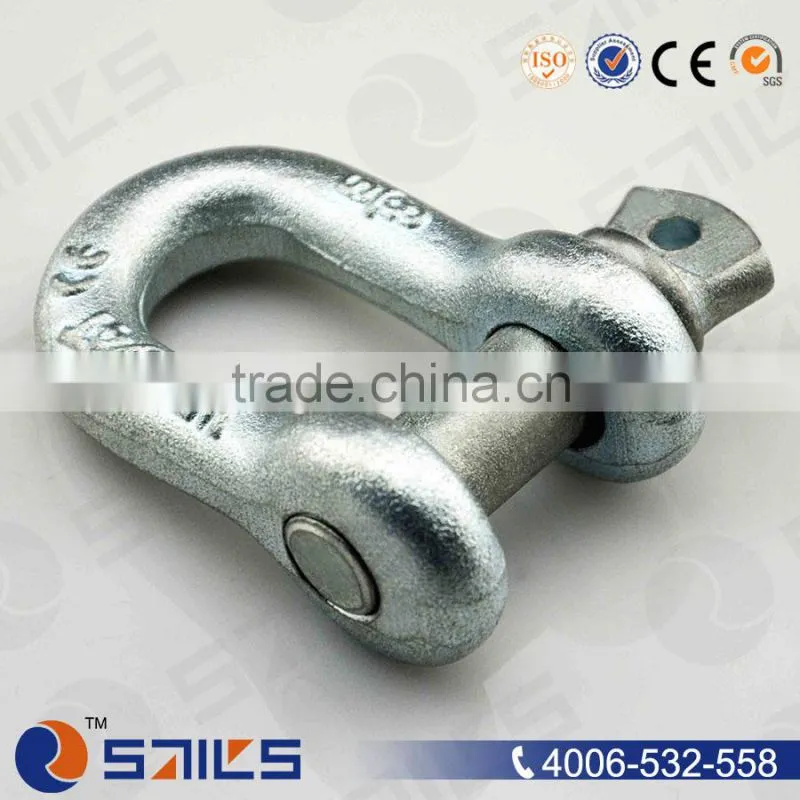 trawling adjustable steel lifting chain key pin shackle