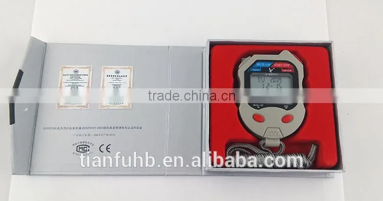 Professional Multi-function Three-row Stopwatch With High Quality