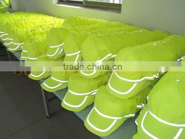 yellow color safety fluorescent cap