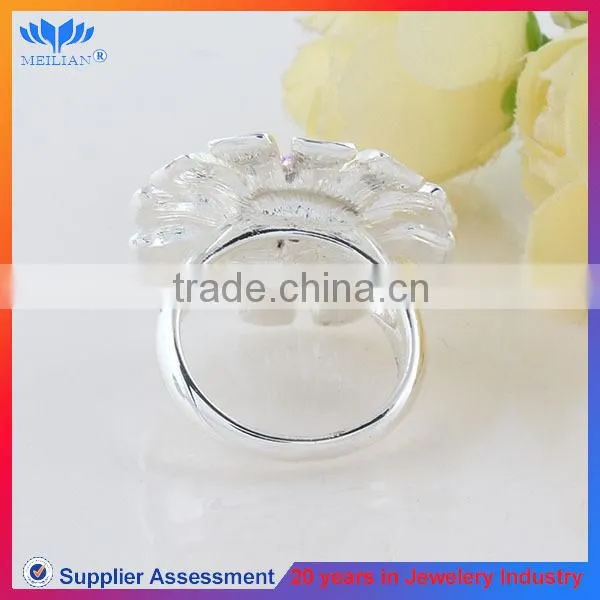 Factory Wholesale Fashion Unique Silver Purple Sunflower Cock Ring Pictures
