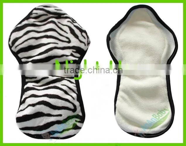 2014 Hot Sell New Products Bamboo Reusable Cloth Sanitary Napkin