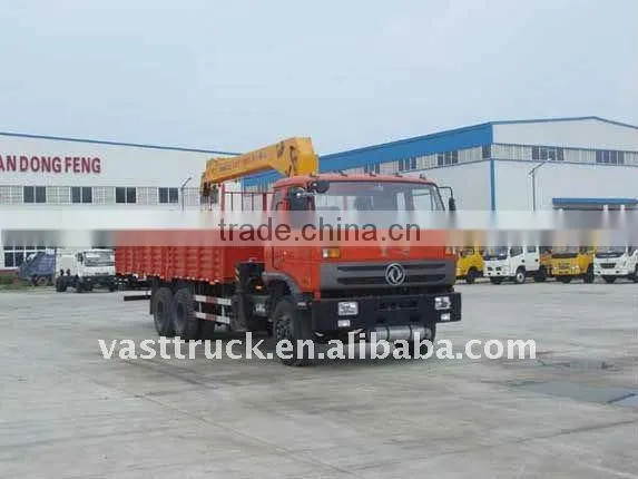 DONGFENG 10 tons double axles truck mounted crane factory directly sales