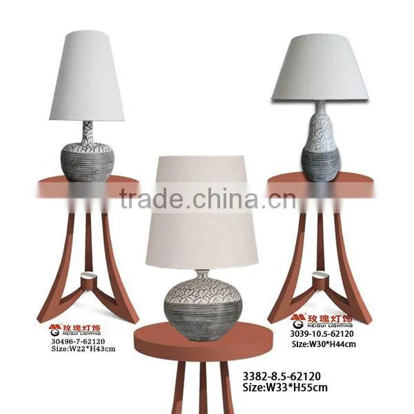 aqua decorative porcelain lamp for room