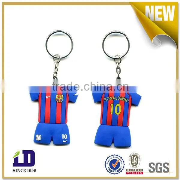 customized promotional 3D soft rubber pvc keychain
