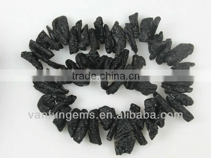Gemstone beads Tekite nugget for jewelry