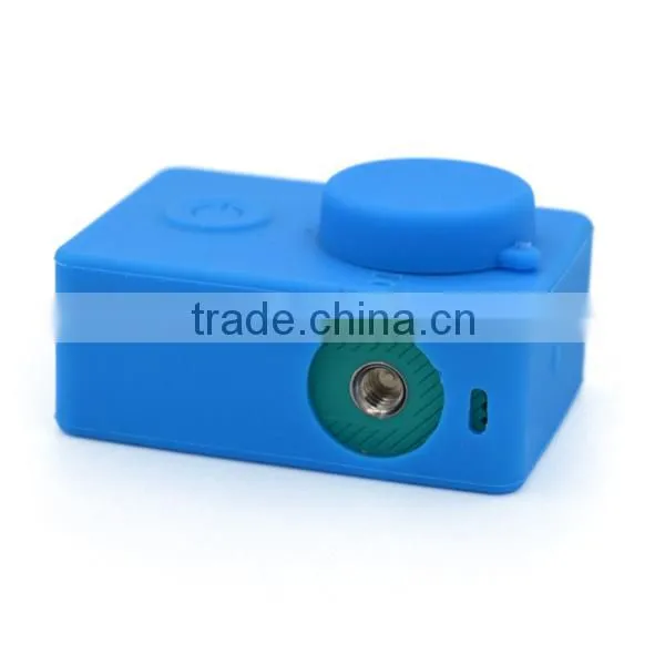 OEM&ODM Xiaoyi camera accessories for xiaomi YI, silicone case for xiaomi+silicone cap for Xiaomi YI