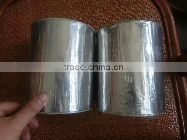 Easily applied with no special equipment Self-adhesive bitumen waterproof tape/waterproof fiberglass tape