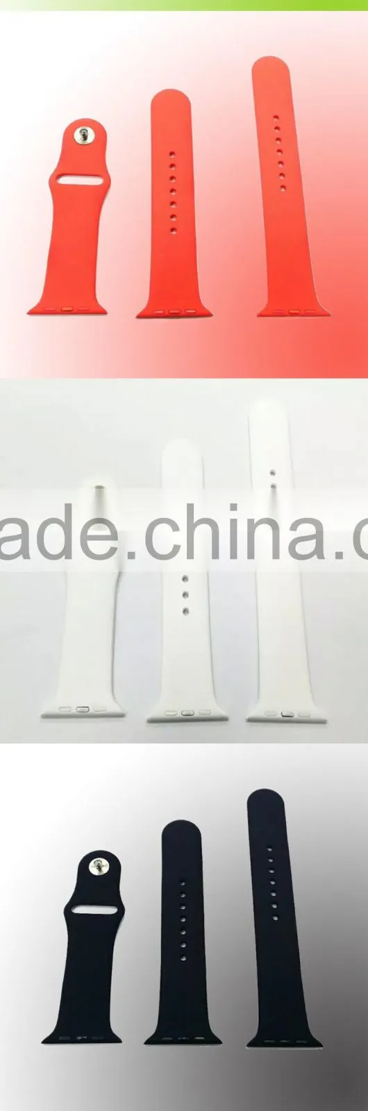 SHENGO Wholesale Cheap Silicone Watch Band for Apple Watch