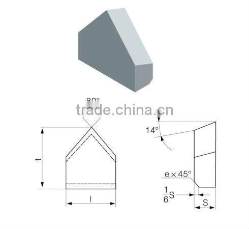 Tungsten carbide cutting tips