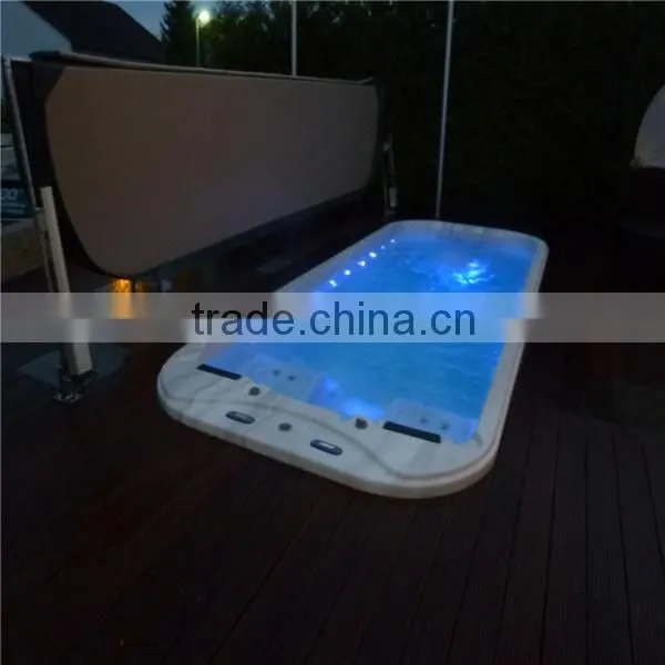 CE REACH RoHS Monalisa Endless swimming pool spa M-3350