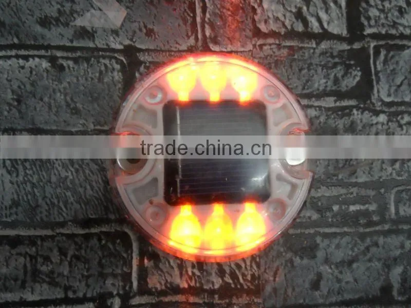 plastic round led solar road stud