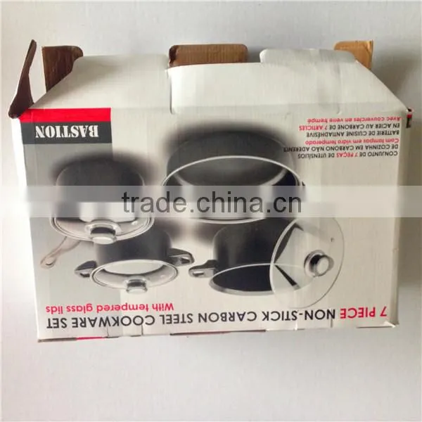 non stick carbon steel cookware set stockpot soup pan