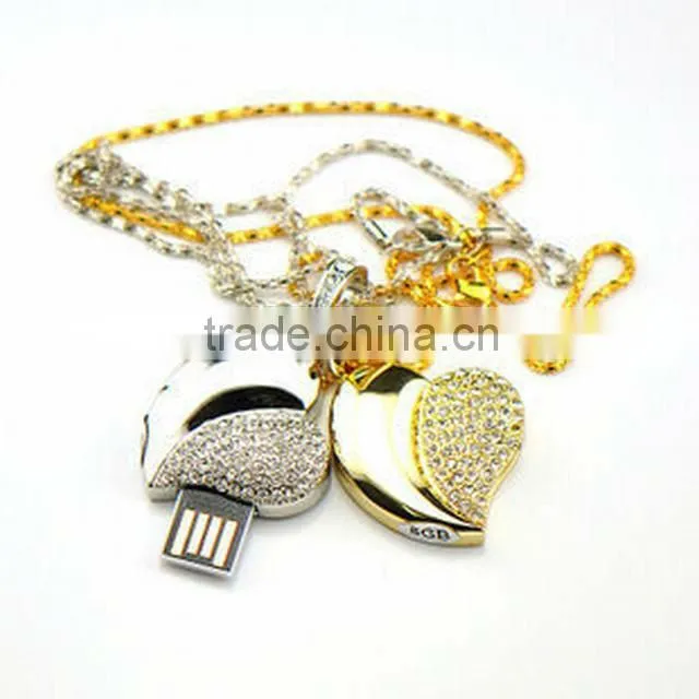Jewelery heart usb