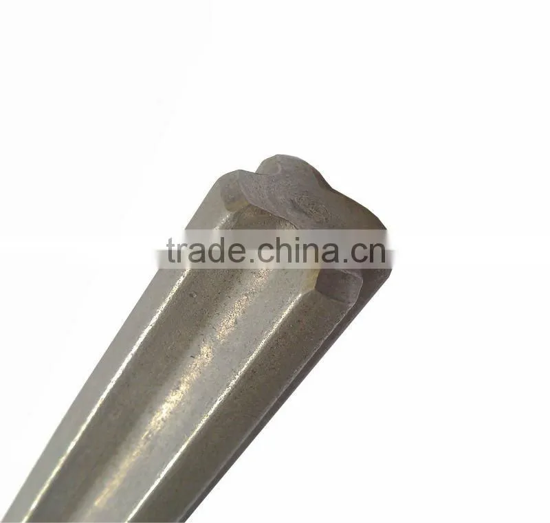 external bright steel splined shaft solid steel shaft, shaft splined