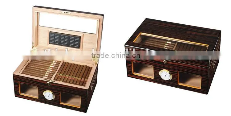 Wholesale Handmade Wooden Cigar Humidor Cigar Box