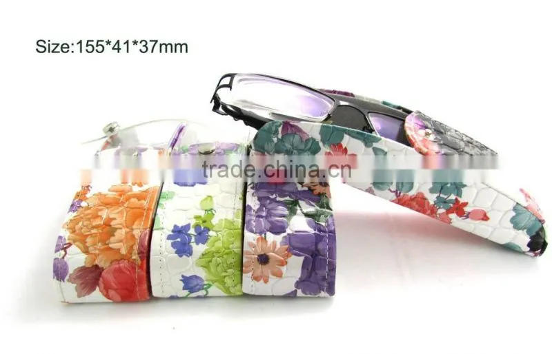 Colorful Flower Pattern Handmade eyeglasses glasses Case