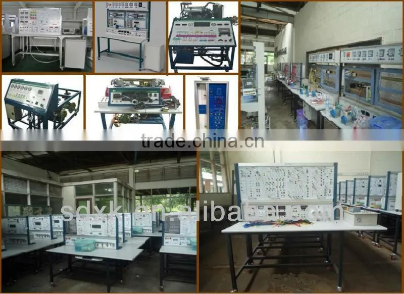 PLC-controlled Hydraulic and Pneumatic Educational Training Equipment (double-sides)