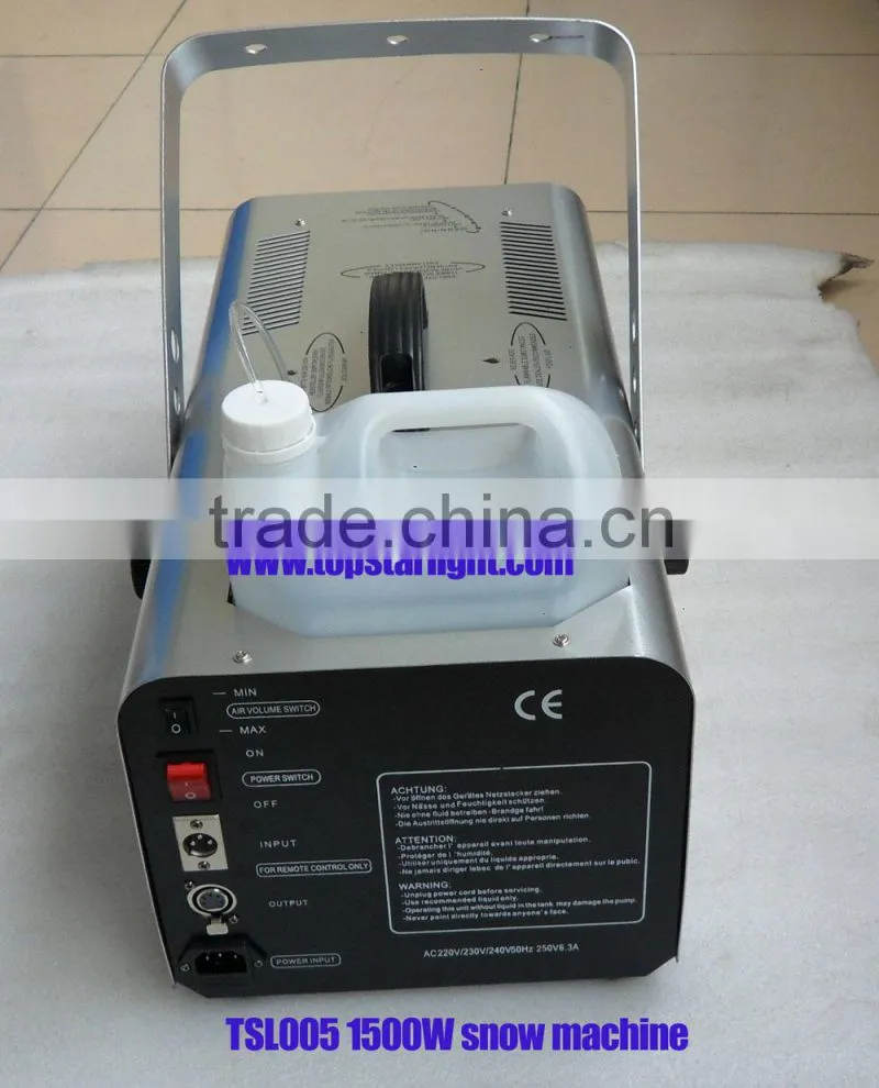 factory supply best warranty 1500W snow machine for sale