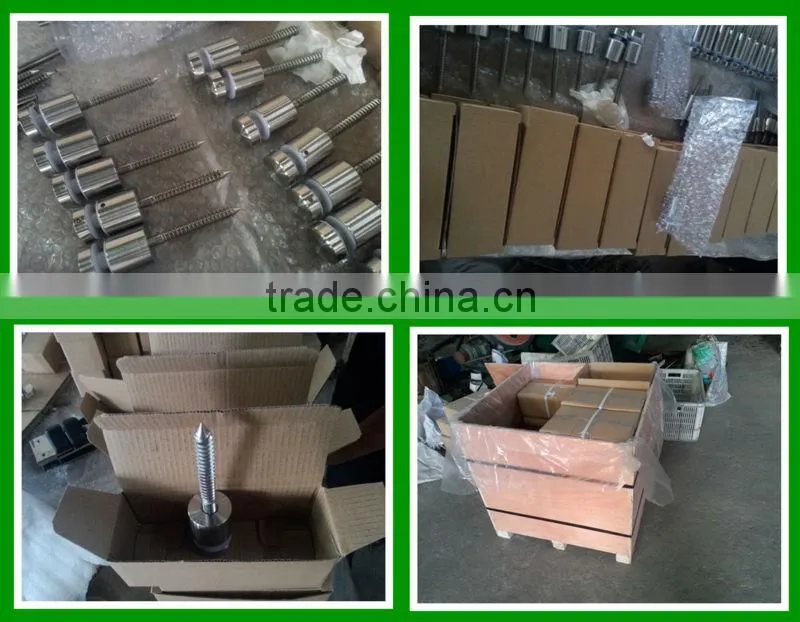 stainless steel tapping screw for glass standoff&handrail bracket