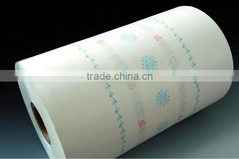 the raw material of baby diaper PE film /backsheet of diaper