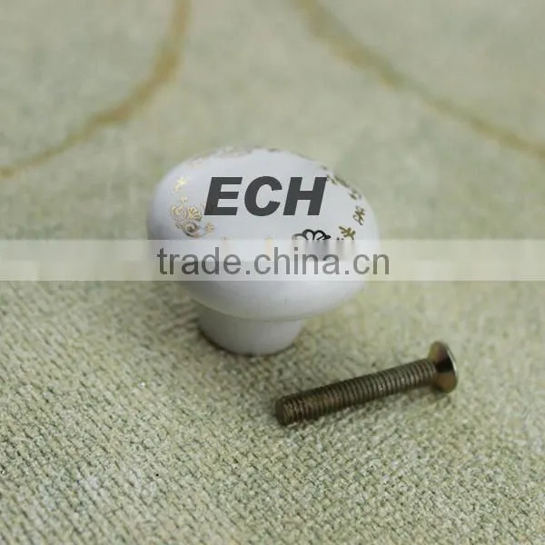 High quality ceramic kids wardrobe door knobs