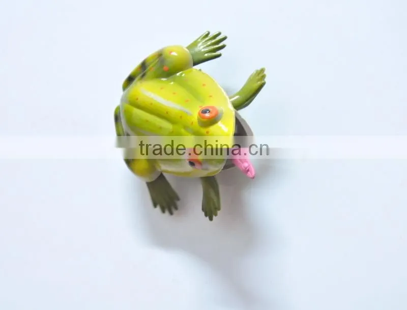 4 inch Plastic Frog Souvenir Fridge Magnet, Permanent Magnet, Magnete di Plastica Rana,Piquet de Jardin