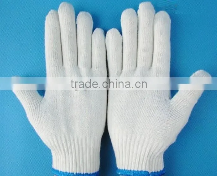 Protective Safety Work Cotton Knitted Gloves high quality safety cotton gloves