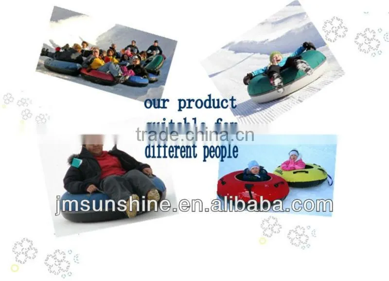 winter popular pvc inflatable snow tube for winter sports