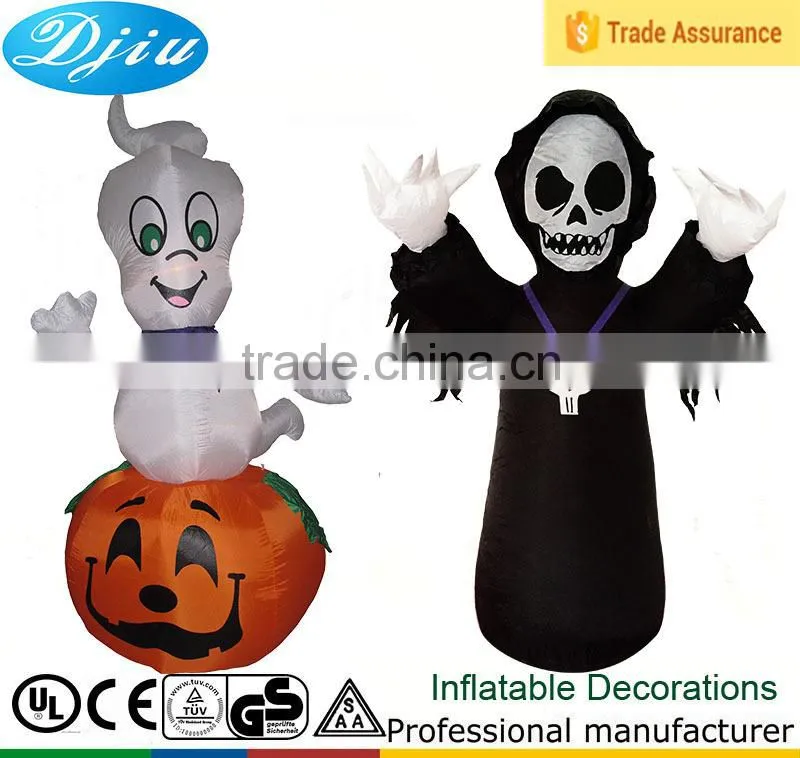 Halloween Grim Reaper Inflatable Party Prop Holiday Yard Decor Collectibles Gift