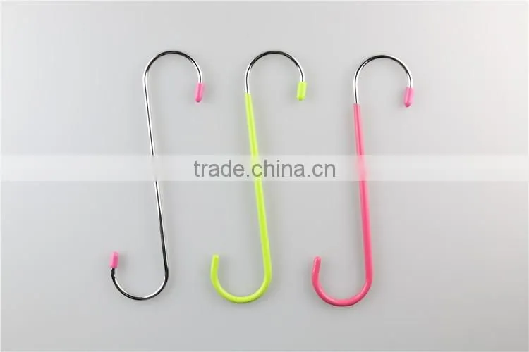 Plastic Coated metal S shaped Pe Coated Metal Hanger