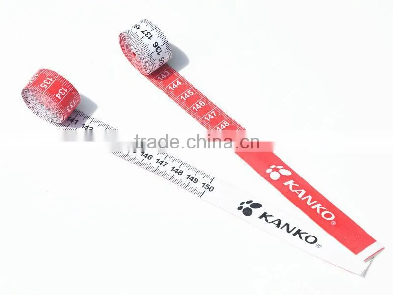 150cm double sides metric measure tapes promotional gift delta fiberglass tailoring tools with Your Logo