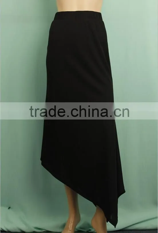 2016 S/S new pattern side long arabic style skirt solid maxi skirt