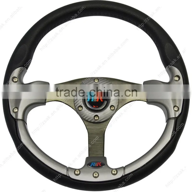 PU colored steering wheel universal steering wheel