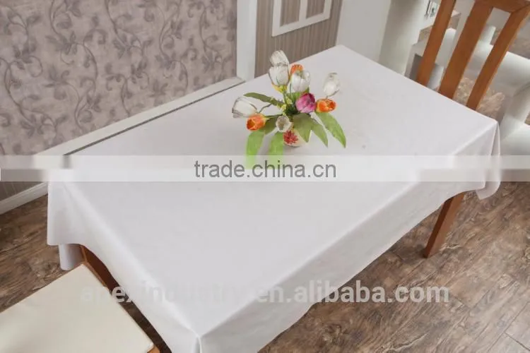 100%cotton white restaurant table cloth factory