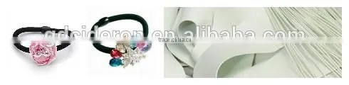 Latex rubber thread for hair ornaments
