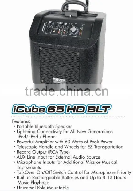 high power speaker box cheap active music speaker Hifi audio system outdoor activities speaker