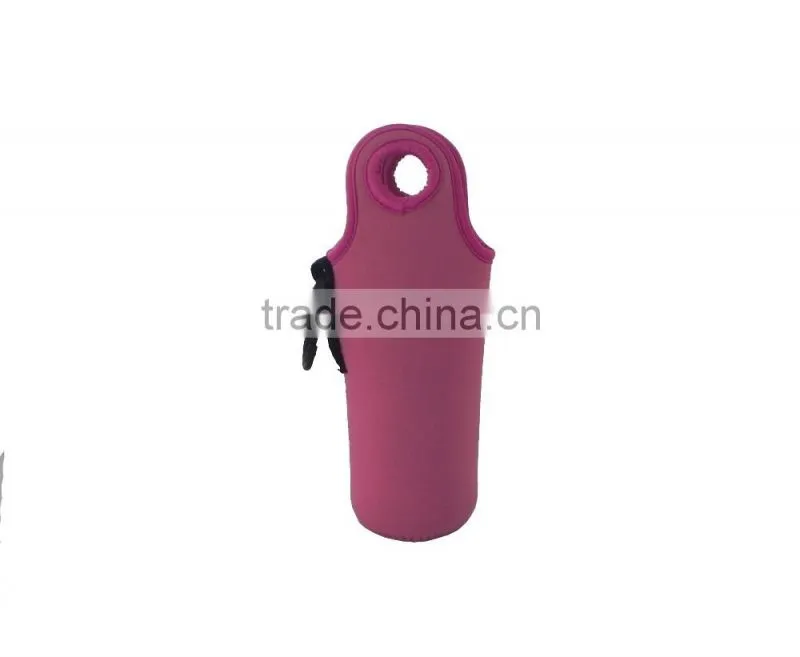 2016 promotional Durable neoprene wine bottle cooler bags