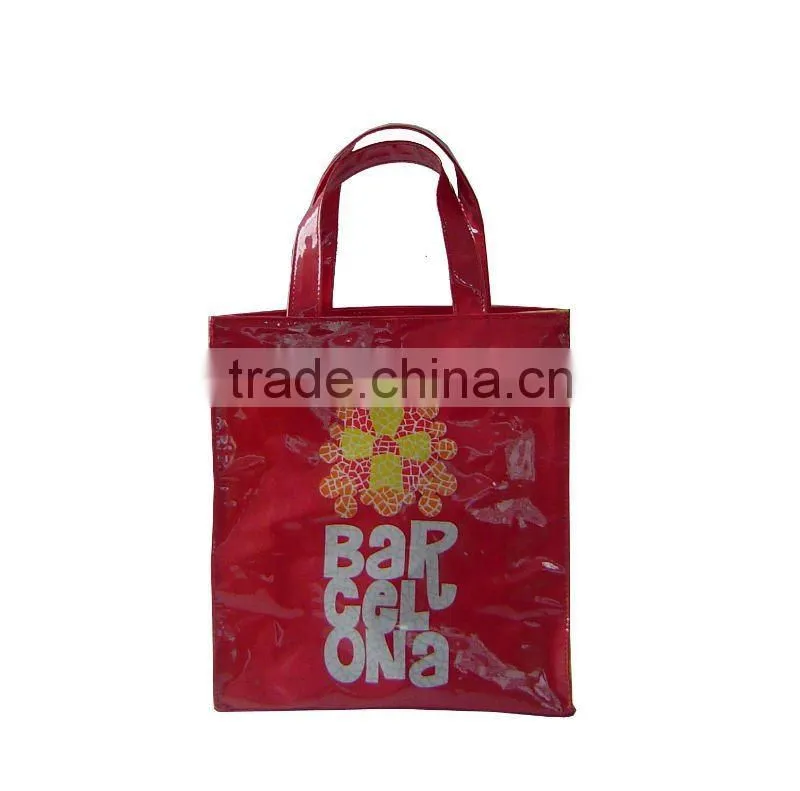 Promotional Quality Canvas With PVC Coated Shopping Bag